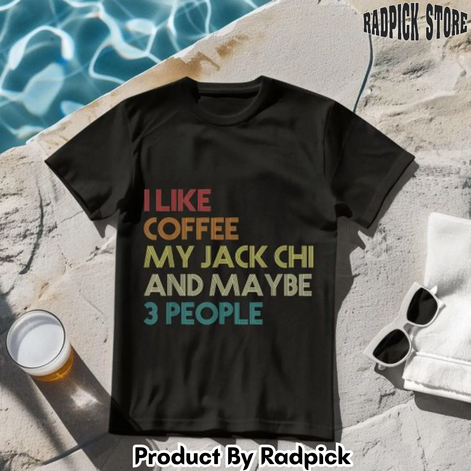 Jack chi dog owner coffee tshirt rp2627039